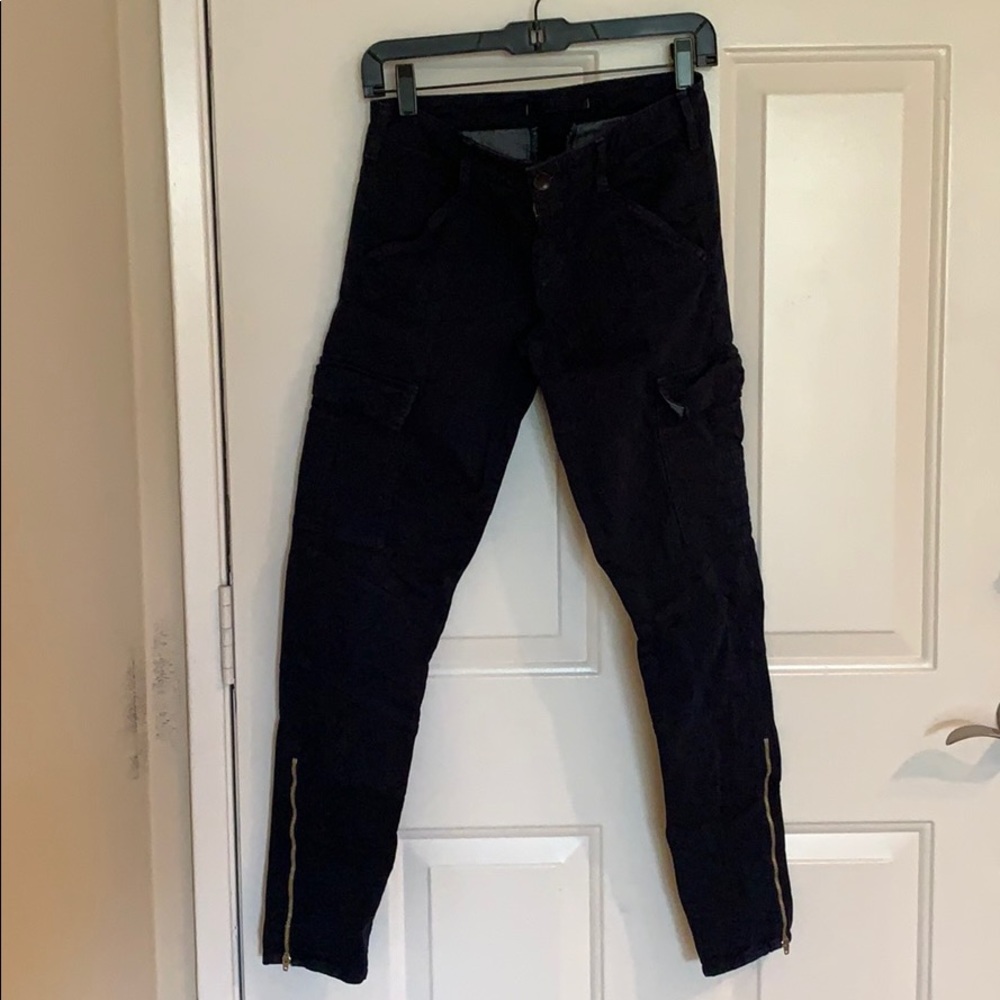J Brand houlihan Nagy blue cargo pants with zip 27